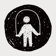 Rope skipping doodle N16