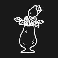 rose flower doodle N18