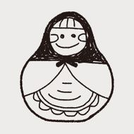 Russia doll doodle N4