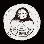 Russia doll doodle N6