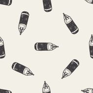 sandbag doodle seamless pattern background
