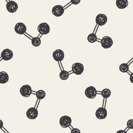 share doodle seamless pattern background N3