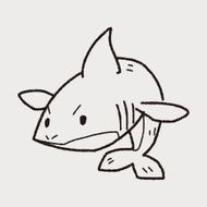shark doodle N8