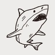 shark doodle N9