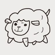 sheep doodle N10