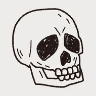 skull Doodle N36