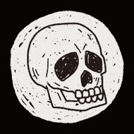 skull Doodle N38