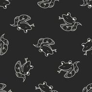 snake doodle seamless pattern background N2