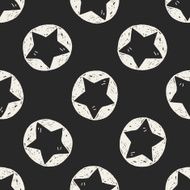 star doodle seamless pattern background N5