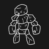 stone monster doodle N3