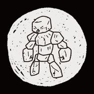 stone monster doodle N4