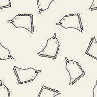 tag doodle drawing seamless pattern background