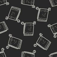 towel doodle seamless pattern background N2