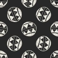 toy ball doodle seamless pattern background N2