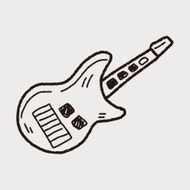 toy guitar doodle N4
