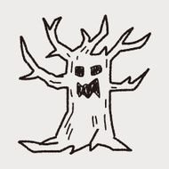 tree monster doodle N4