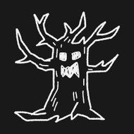 tree monster doodle N5