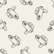 water gun doodle seamless pattern background N2