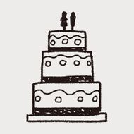 wedding cake doodle N3