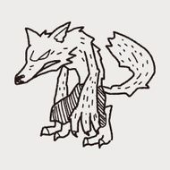 Werewolf doodle N8