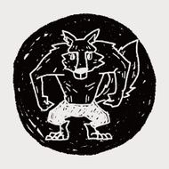 Werewolf doodle N14