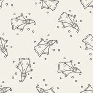 wizard doodle seamless pattern background N6