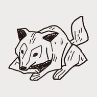 wolf doodle N4