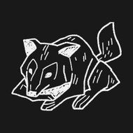 wolf doodle N5