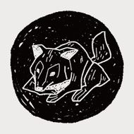 wolf doodle N6