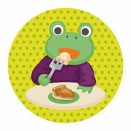animal having afternoon tea theme elements N20