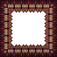 Ornamental Frame for photo with abstract elements N3