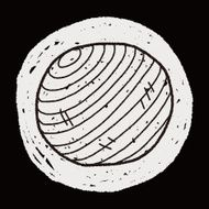 yoga ball doodle N6