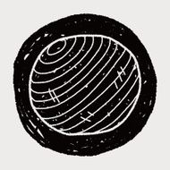 yoga ball doodle N7