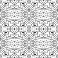 Black and white seamless pattern