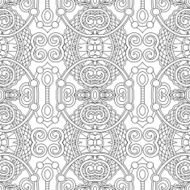 Black and white seamless pattern N2