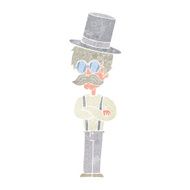 cartoon man wearing hat