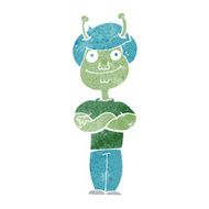 cartoon space alien N3