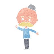 cartoon man in bowler hat N2