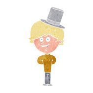 cartoon man wearing top hat N2