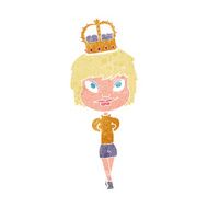cartoon person wearing crown N2