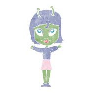 Cartoon Alien Girl N4