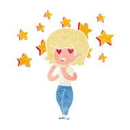 cartoon woman in love N6
