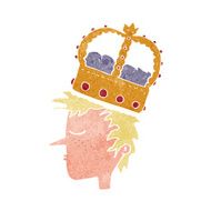 cartoon person wearing crown N5