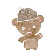 cartoon bear in hat