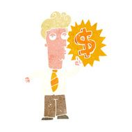 cartoon rich man