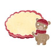 cartoon bear in hat N3