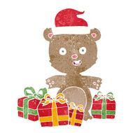 cartoon christmas teddy bear N2