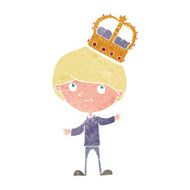 cartoon person wearing crown N8