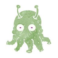 cartoon space alien N6