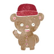 cartoon bear in hat N5